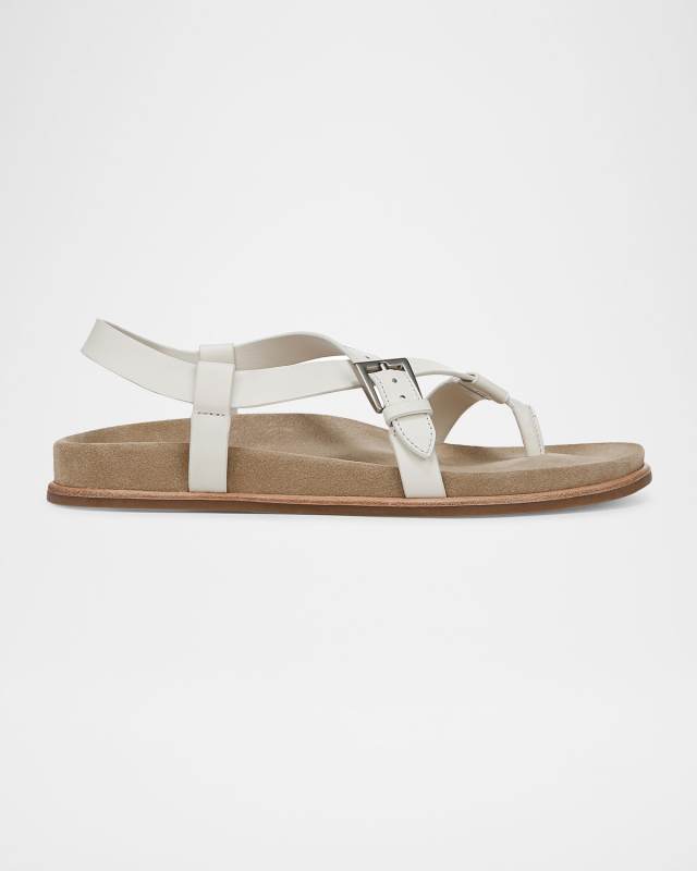 Franca Leather Strappy Sandals